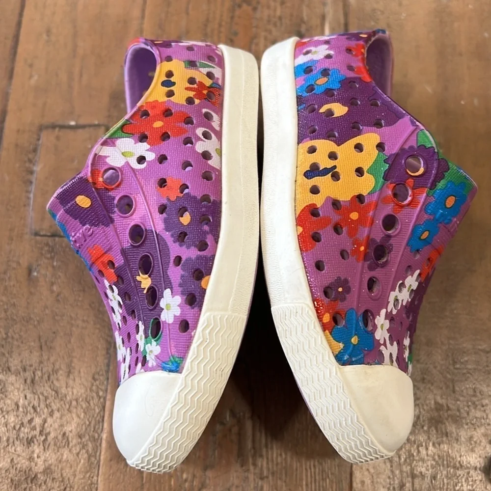 Native Shoes floral discoloration print